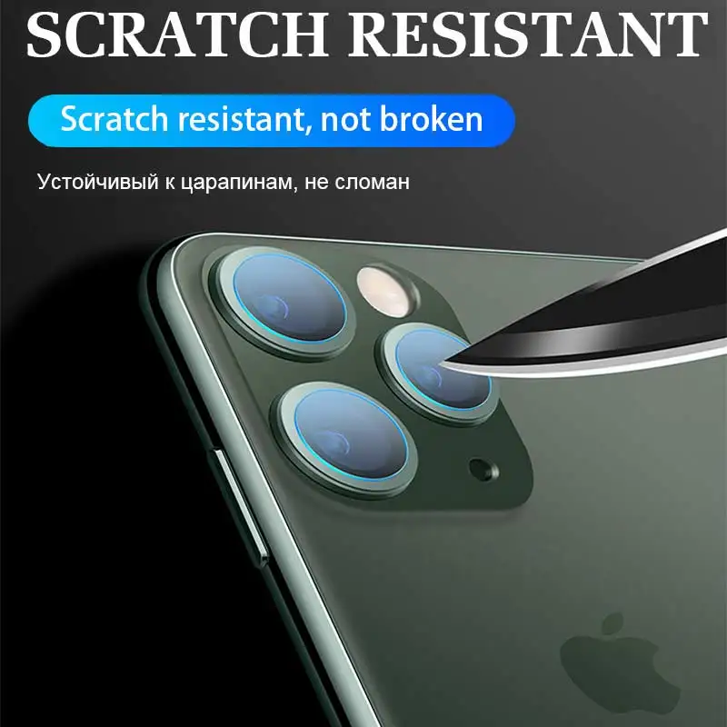 3 шт., задняя камера, закаленное стекло для IPhone 11 Pro 6 6s 7 8 Plus, Защитное стекло для IPhone XS XR X, защитная пленка