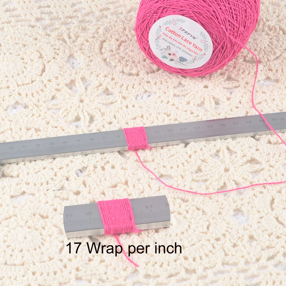 TPRPYN 100 г/лот хлопковая кружевная пряжа для вязания крючком ручная вязка сделай