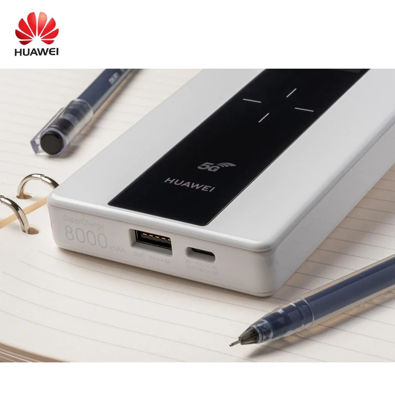 Unlocke Huawei 5G мобильный WiFi E6878 НСА/SA n41/n77/n78/n79 4G B1/3/5/7/8/20/B28/B32/B34/B38/39/40/41/42/43 8000mAh MiF|router