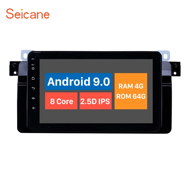 Автомагнитола Seicane 8 дюймов Android 10 0 с GPS навигацией для BMW 3 Series M3 E46 316i 318i 320i 323i