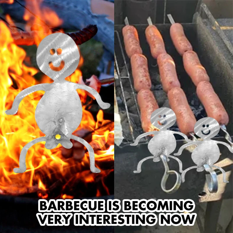 

1PCS Stainless Steel Hot Dog Basket Shape Barbecue Iron Sheet Grilled Tools Bbq Outdoor Campfire Hot Oven Dogs Kitchen Tool