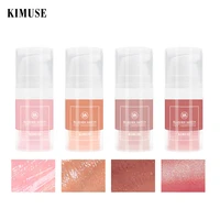 kimuse liquid blusher 4 colors face cheek rouge makeup long lasting face contour makeup easy to wear natural for face blush