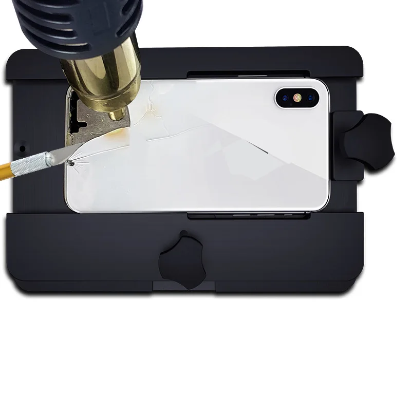 jc aixun phone rear glass fixing mould lcd screen refurbishing pressure mould phone screen disassemble press fixture ft 08 free global shipping