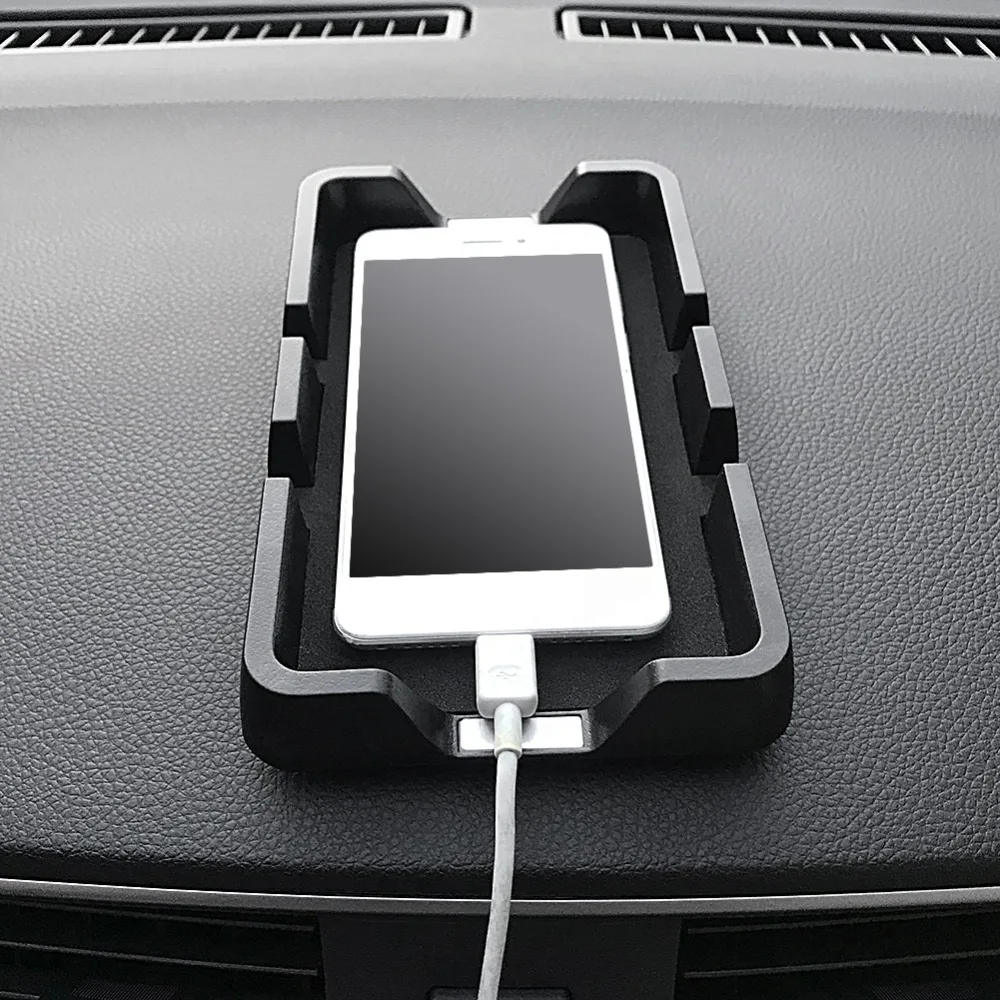 Автомобильный орнамент кожаный узор нескользящая подкладка пластиковое