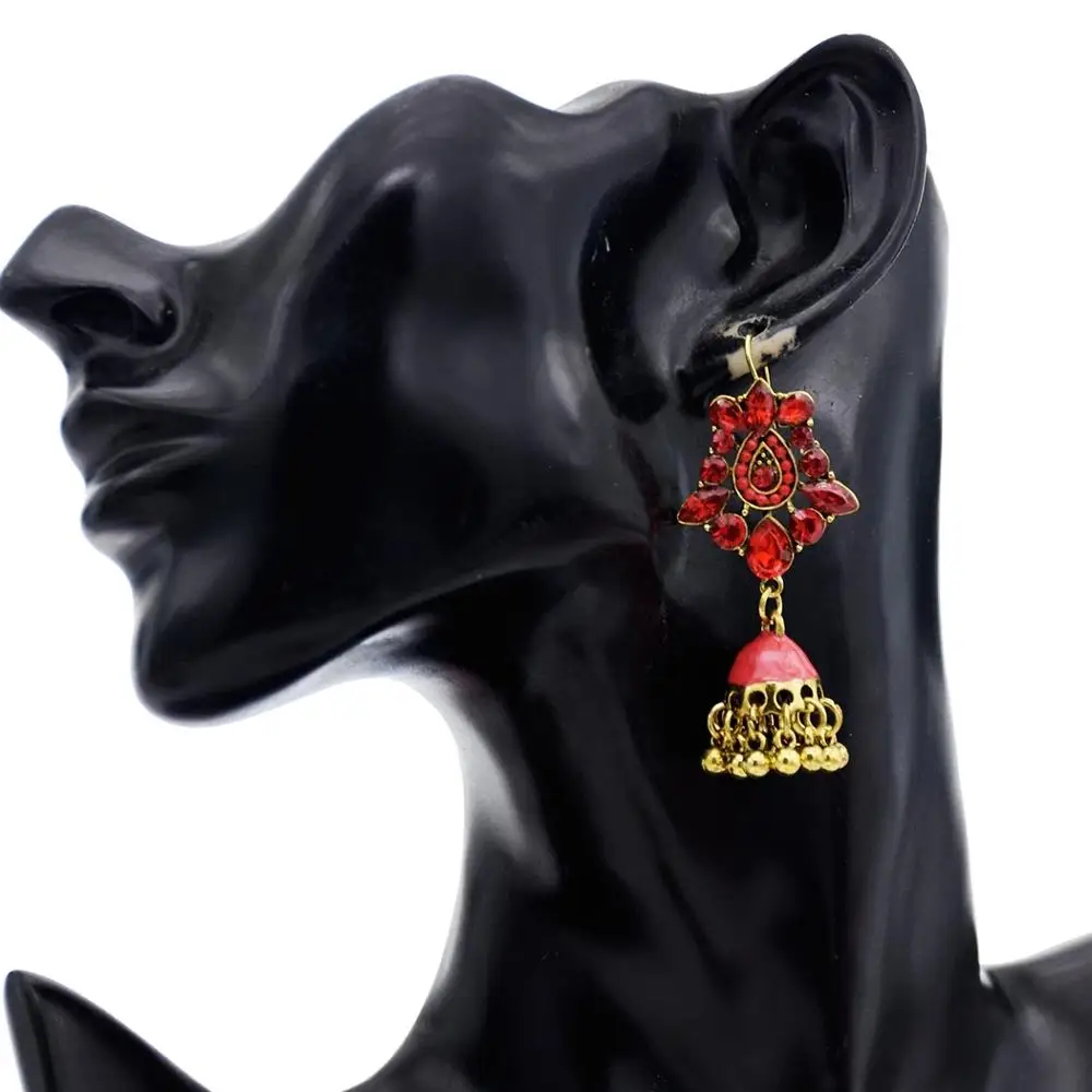 2020 женские индийские геометрические кристаллы кисточки Висячие висячие серьги