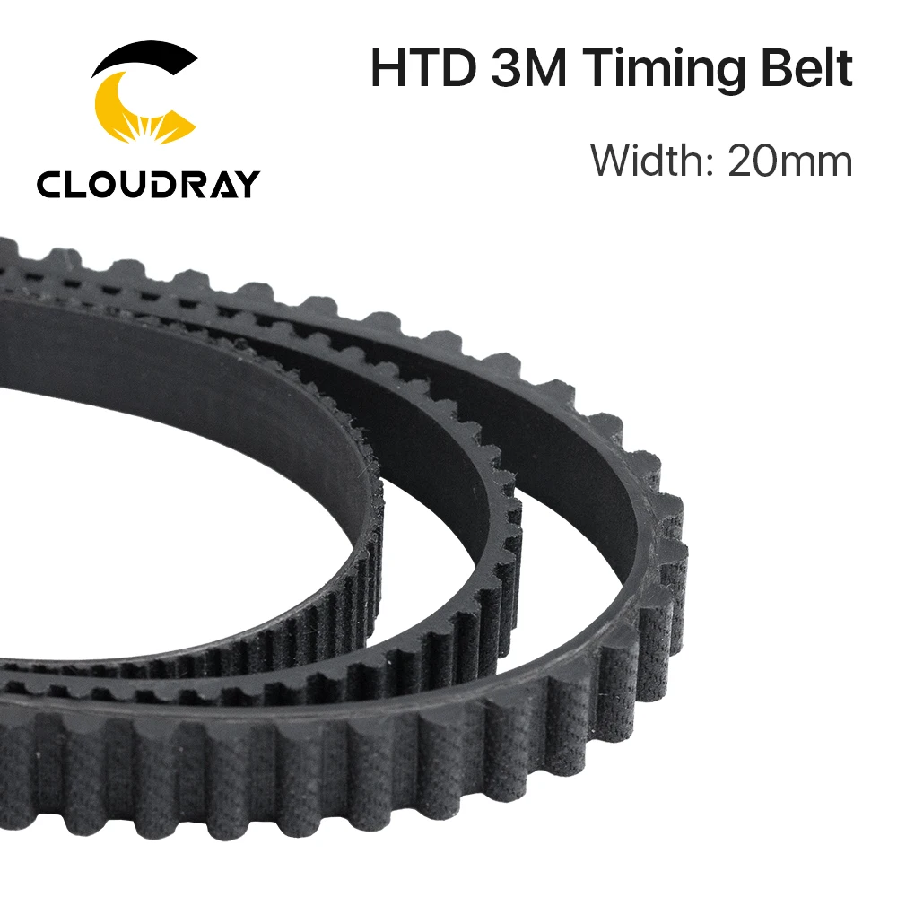 Cloudray Высокое качество 10 метров HTD3M PU открытый ремень 3 м ГРМ 3M 20 полиуретан для CO2