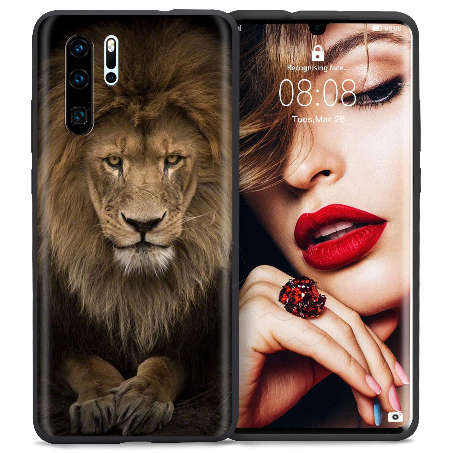 8 Webbedepp Лев Альфа Мужской чехол для Huawei P8 P9 P10 P20 P30 Lite Pro P Smart Z Mini - Цвет: 8