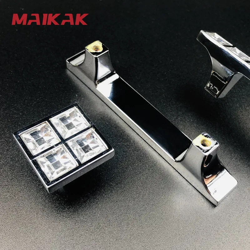 С украшением в виде кристаллов алмаза ручки шкафа класса люкс из цинкового