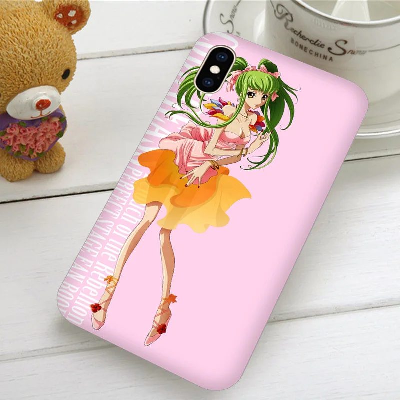 Аниме код Geass Мягкий ТПУ чехол для телефона iphone 4 4s 5c 5s 5 SE 6 6s 7 8 plus X XR XS 11 Pro Max Shell |