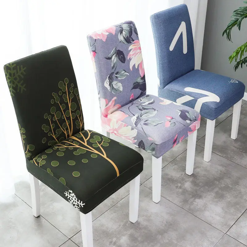 Обеденный чехол для кресла спандекс эластичный Чехлы на кресло стрейч отеля
