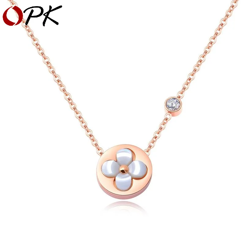 Женская Подарочная цепочка Sen Department короткая простая из титановой стали с