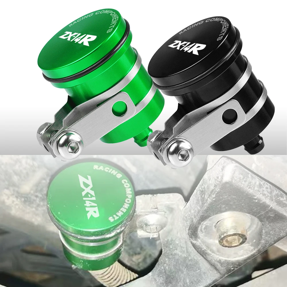 

Для KAWASAKI ZX14R 2006-2016 универсальный мотоцикл задний тормоз бачок сцепления масляный бак жидкости крышка для стакана из ZX 14R ZX-14R 2015