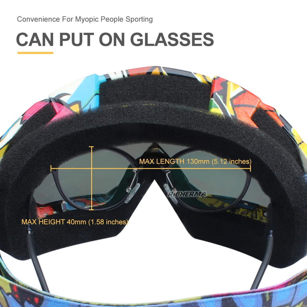 2020 модные очки для мотокросса гибкие цветные линзы с защитой от УФ лучей