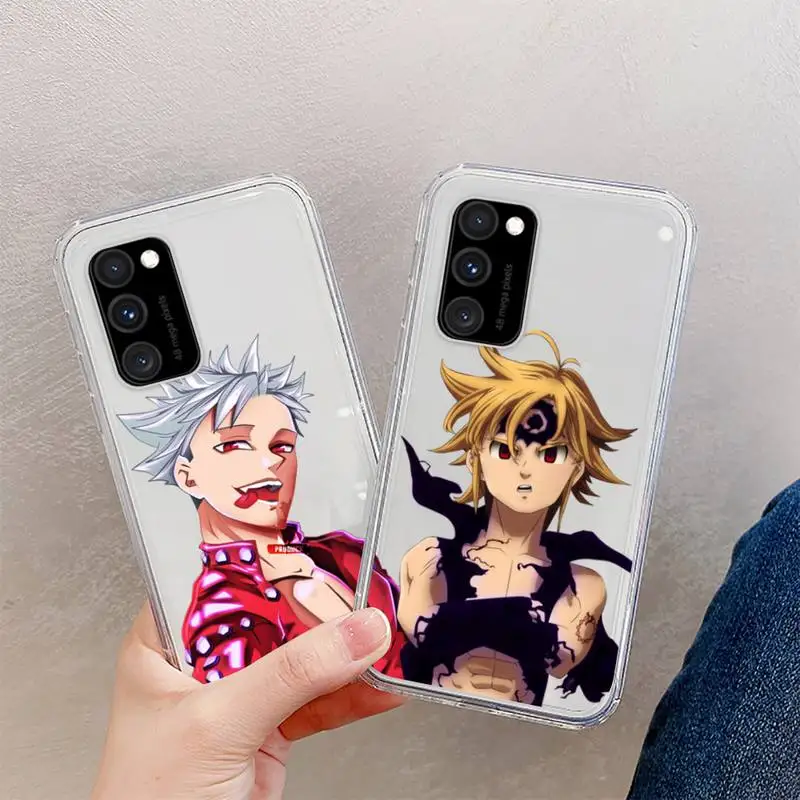 

seven deadly sins Phone Case Clear For Samsung A 51 50 71 70 S 21 Huawei P 40 30 honor 20 10 i OnePlus 9 8 7 t x Pro Lite Plus
