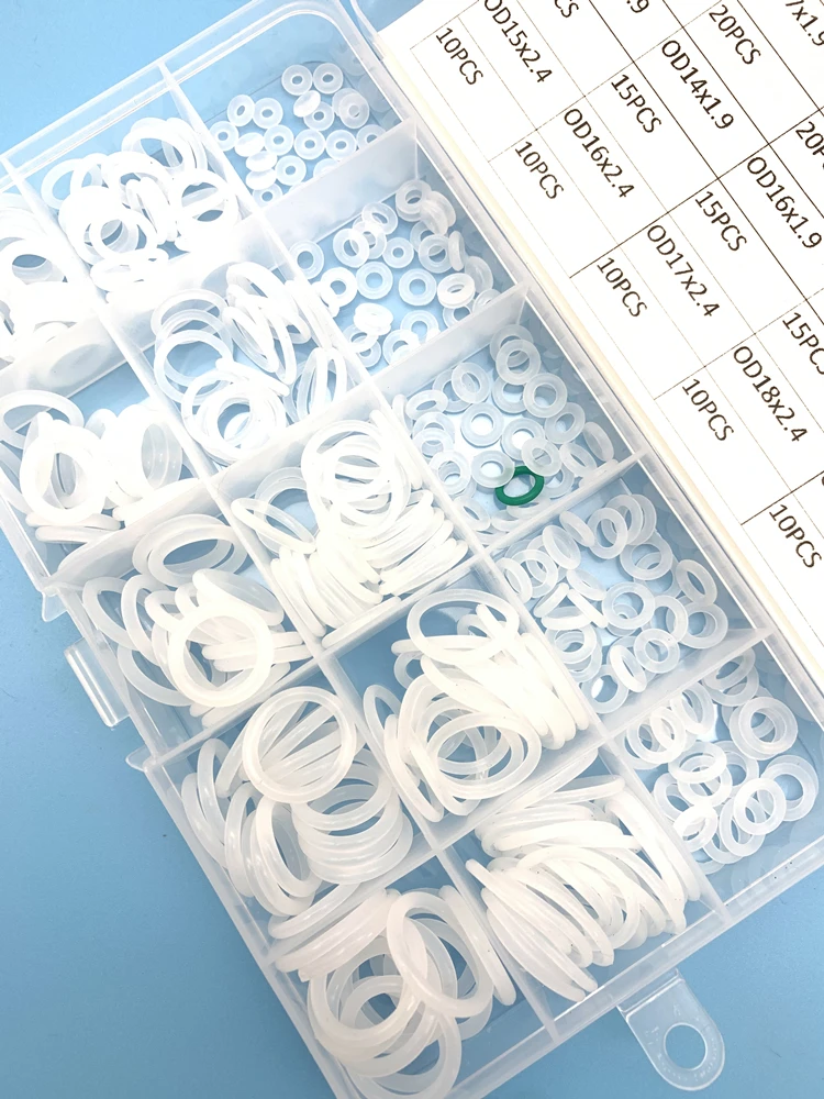 225 шт . белая уплотнительная кольцевая прокладка VMQ силиконовые уплотнительные