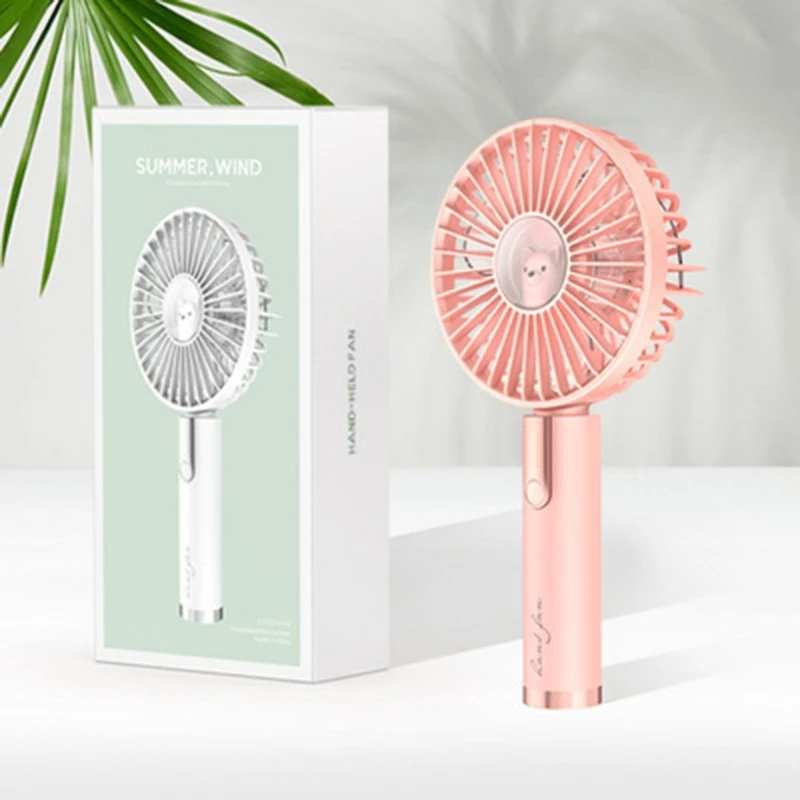 

USB Handheld Portable Fan Mini Desktop Fan With Rechargeable Battery USB Fan