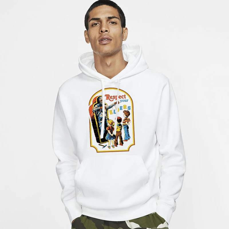 Толстовка сатана винтажная повседневная Харадзюку мужские толстовки Let's Summon