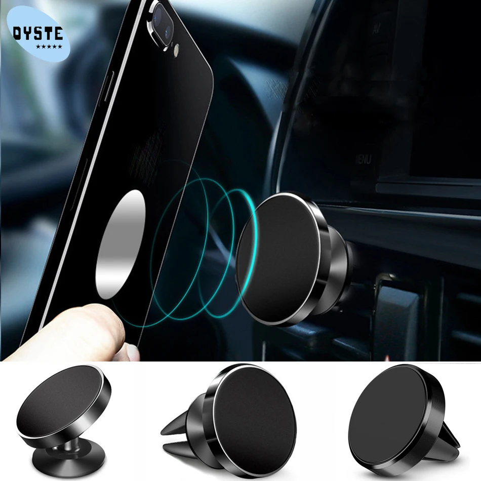 

Magnetic Car Phone Holder GPS Air Vent Mount Magnet Cell Phone Stand For iPhone Samsung S10 Xiaomi Huanwei Smartphone Car Holder