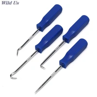 4pcs durable plastic steel automobile o ring oil seal gasket puller remover craft hand tool car pick hook tools set