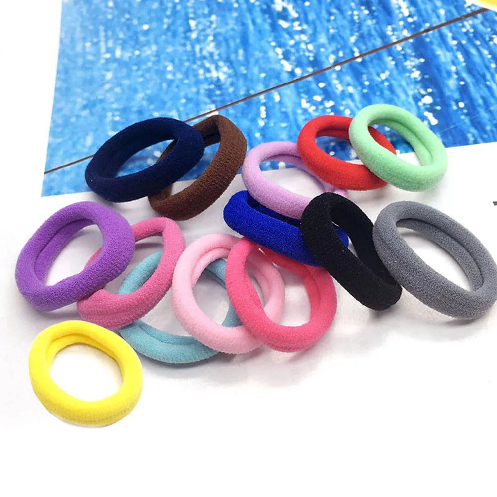 

Headband 100pcs Colorful Small Elastic Bandana Nylon Ponytail Holder Headbands Cute Adult Or Kids Universal Headbands For Women