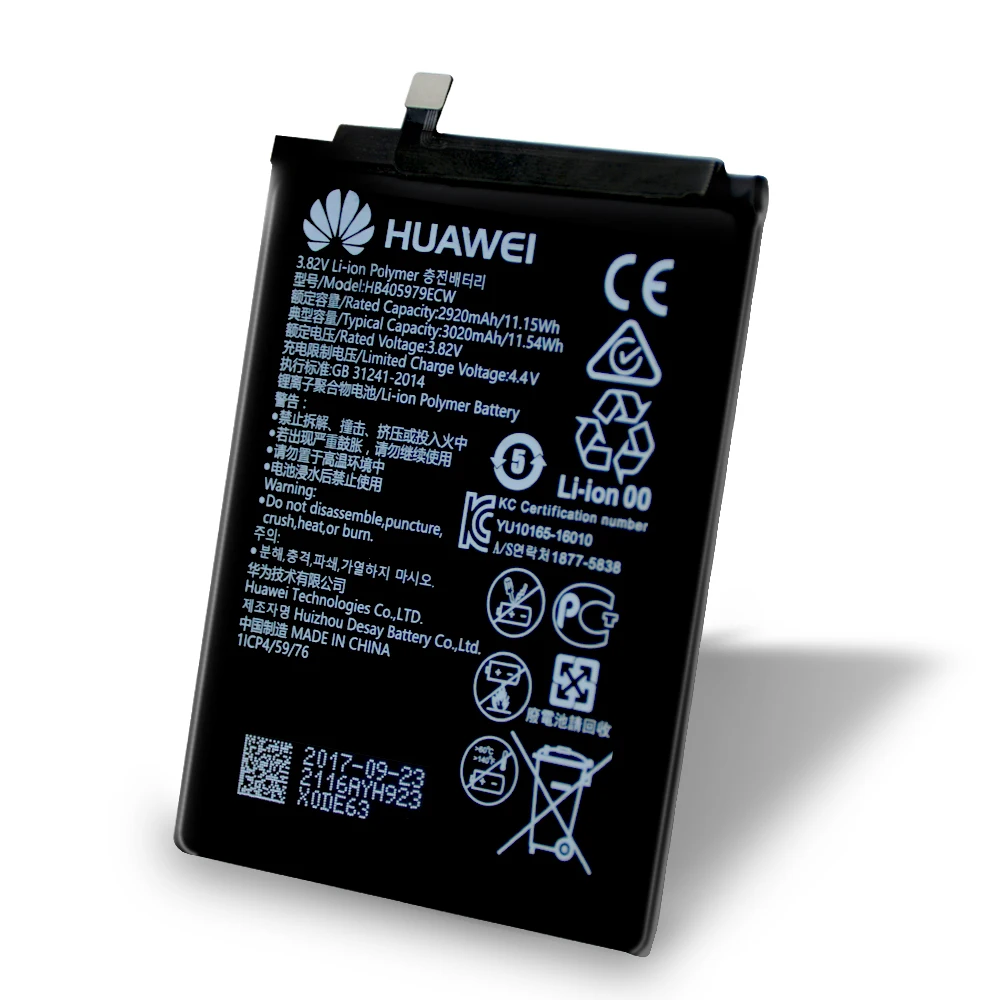 100% Оригинальный аккумулятор HB405979ECW для Huawei Nova/ Enjoy 6S/ Honor 6C/ Y5 2017/ P9 Lite mini CAZ AL10 TL00 CAN L01