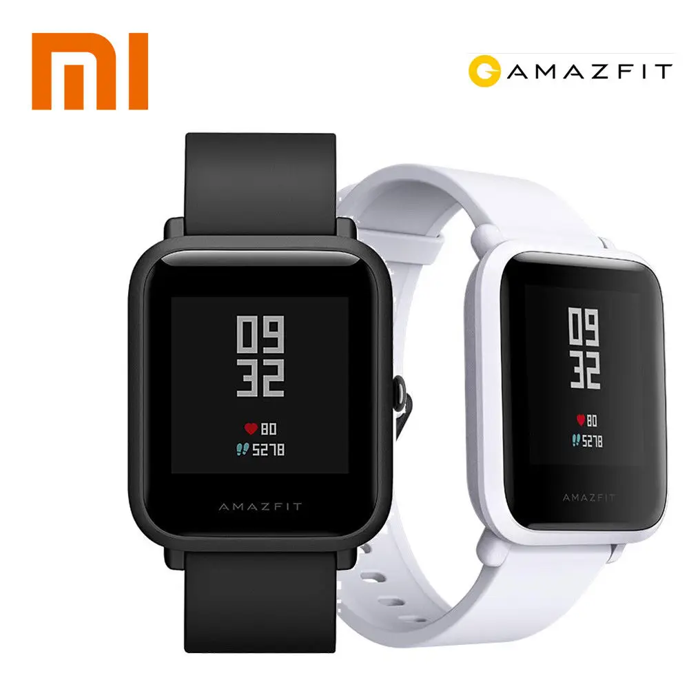 Смарт-часы Xiaomi Huami Amazfit Bip с глобальной версией, gps, Gloness, умные часы, часы 45 дней в режиме ожидания для телефона MI8 IOS