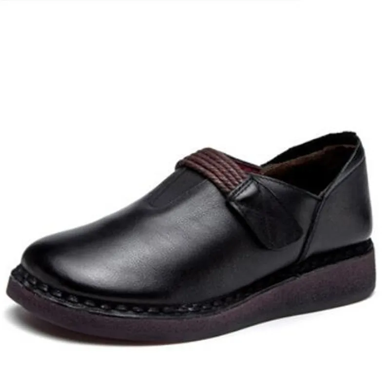 

Туфли женские из натуральной кожи, удобная мягкая подошва, плоская подошва, повседневные Элегантные, 100%