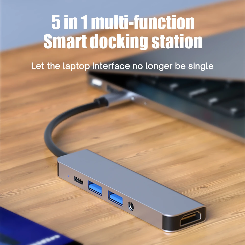 Док-станция 5 в 1 USB C HDMI 4K PD | Компьютеры и офис