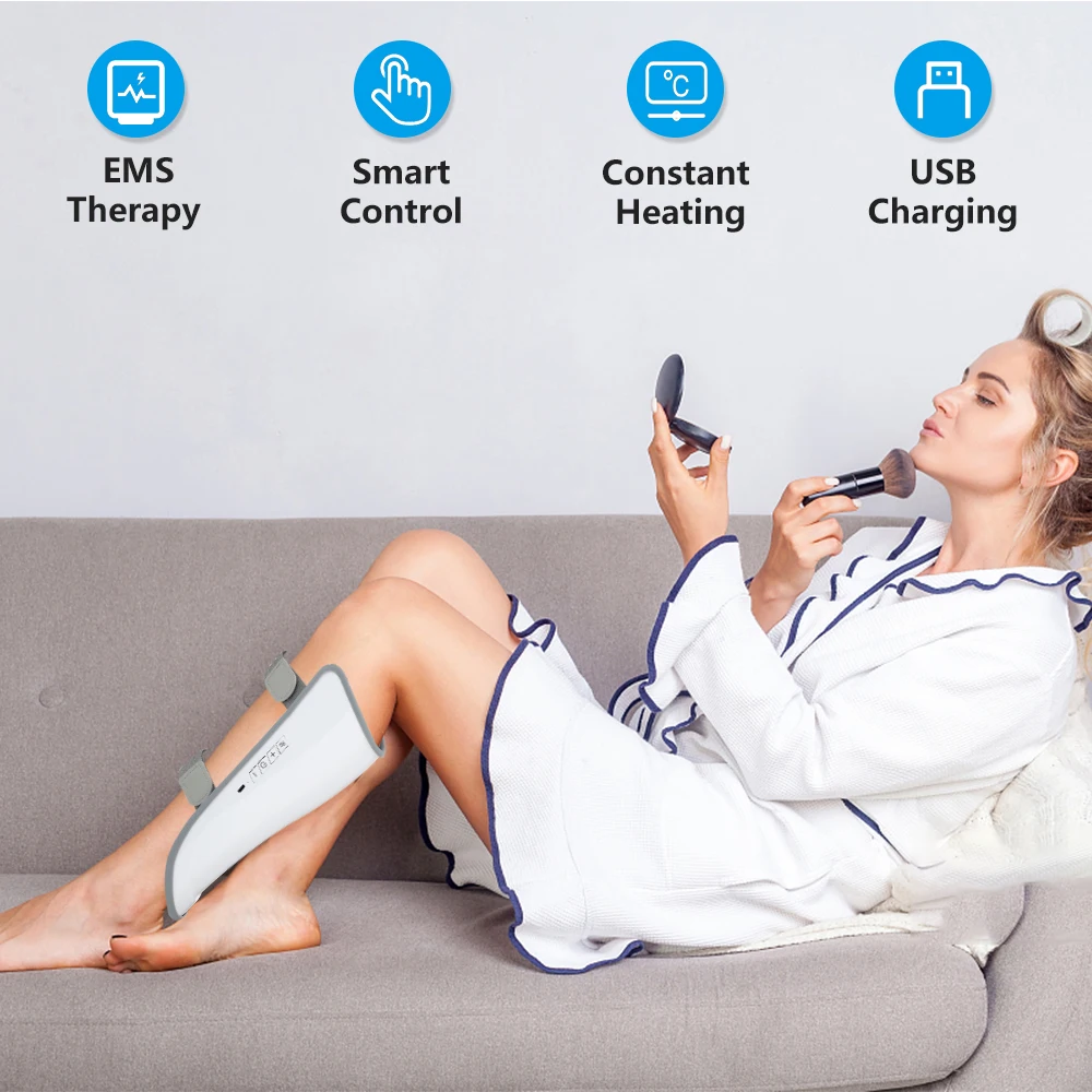 

Leg Knee Pad Brace Calf Massager Pressotherapy Professional Fat Remover Varicose Veins Physiotherapy Relieve Fatigue