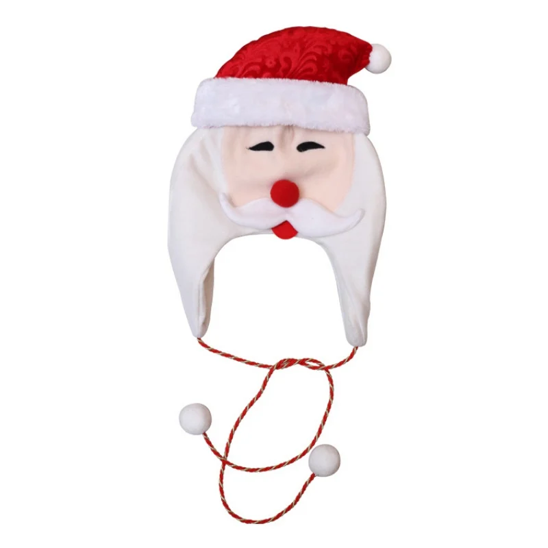 Christmas Santa/Snowman/Reindeer Hat Cute Cartoon Xmas Cap For Women And Men New Year Festive Party Supplies | Дом и сад