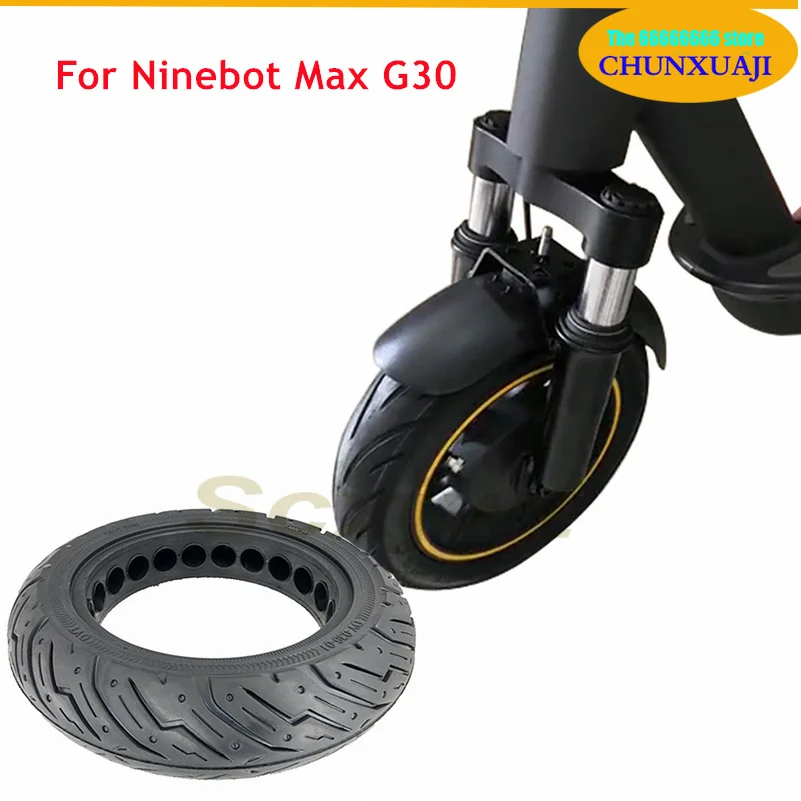 

10-дюймовая сплошная шина для электроскутера Ninebot Max G30 30d Kickcooter, 10x2,50 м, колесная шина с мотором 10*2,5