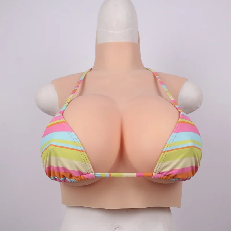 

Улучшенная искусственная огромная грудь для воротника B/C/D/E/G, Реалистичная силиконовая форма для груди, для трансвеститов, Drag Queen