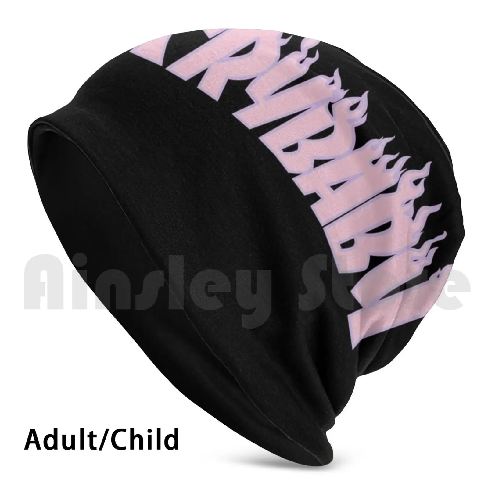 Шапка бини в стиле хип хоп с принтом пламя|Мужская Skullies & шапочки| |