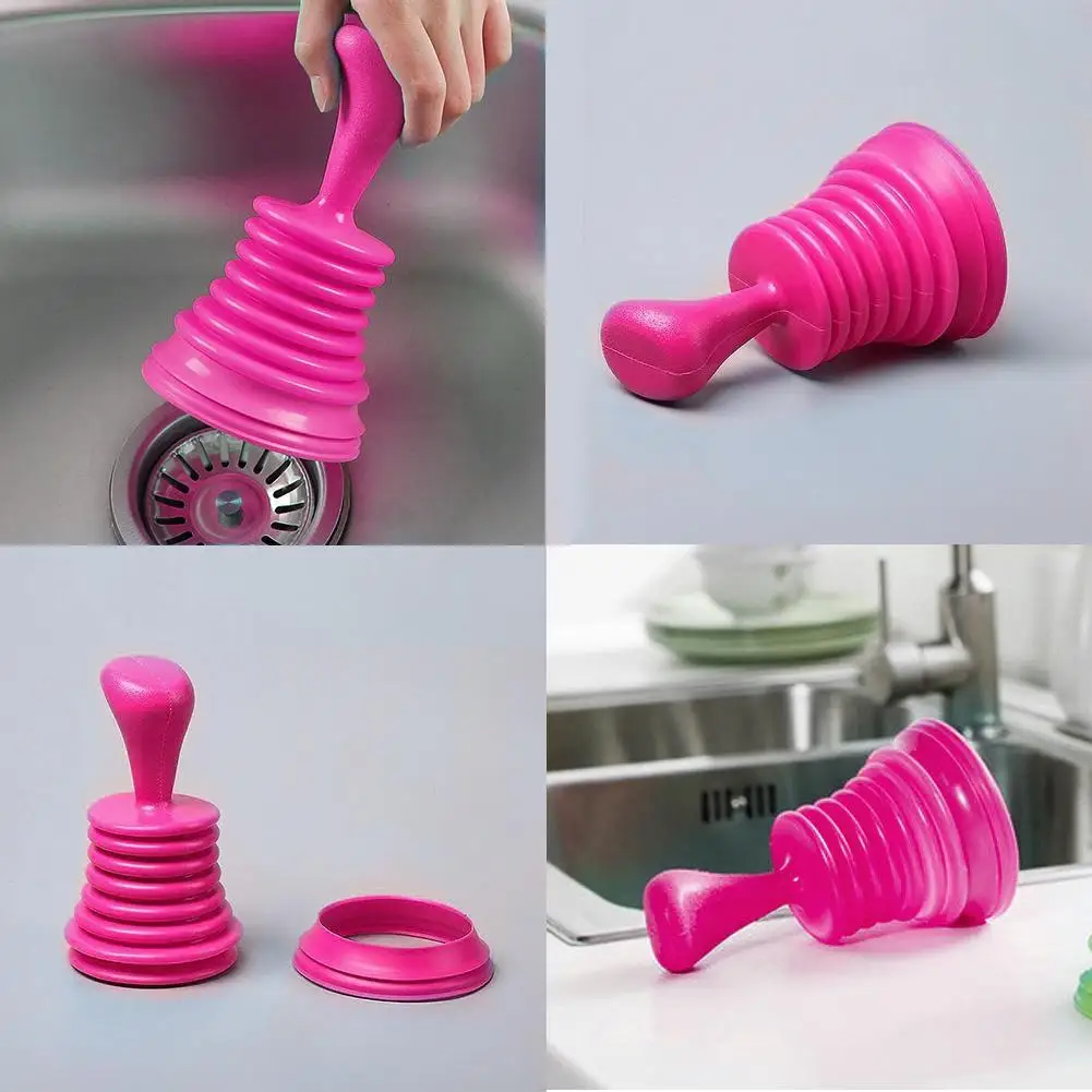 1 шт. сливной Плунжер мощность всасывание для туалета раковина душ трубы забивать