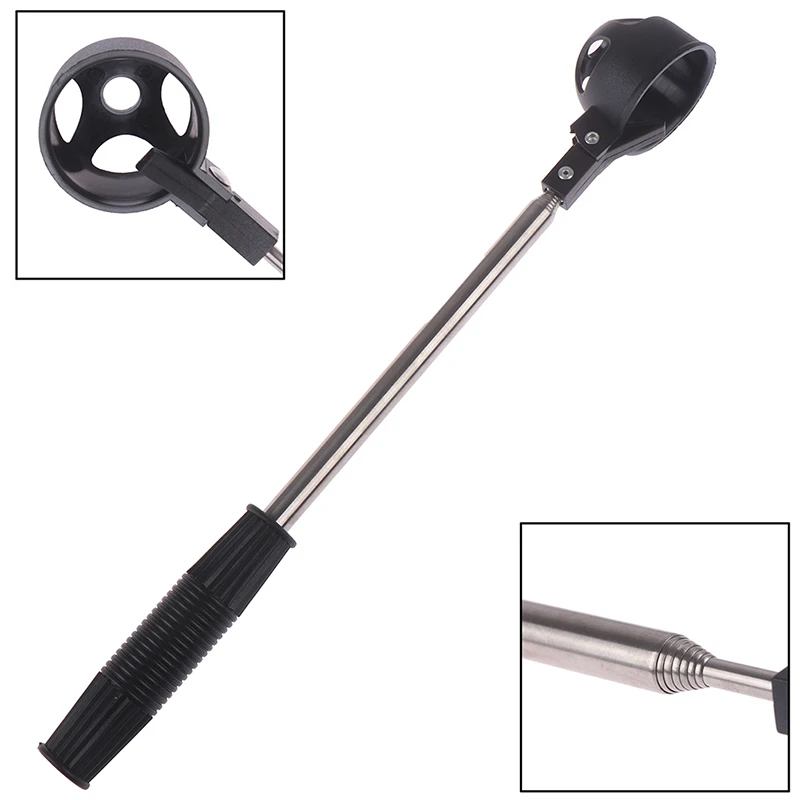 

Convenient And Practical Stainless Steel Golf Ball Golfer Fishing Clubs Course Supplies 2 Meters Free Telescopic