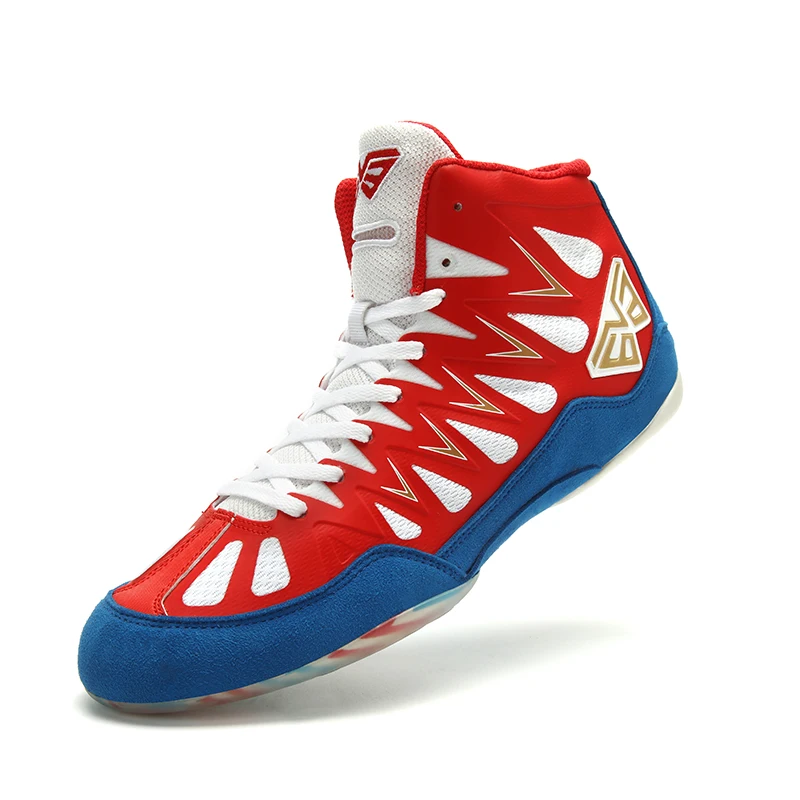 Боксерские туфли унисекс дышащая Роскошная обувь для тренировок и борьбы