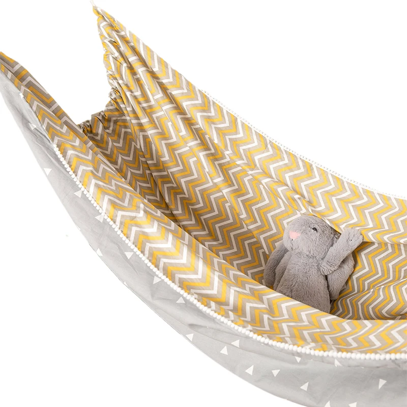 

Nice New Beautiful Home Decor Accessories For Room Durable Home Basket Bag Baby Household Cartoon Hammock Gray 2021 summer new