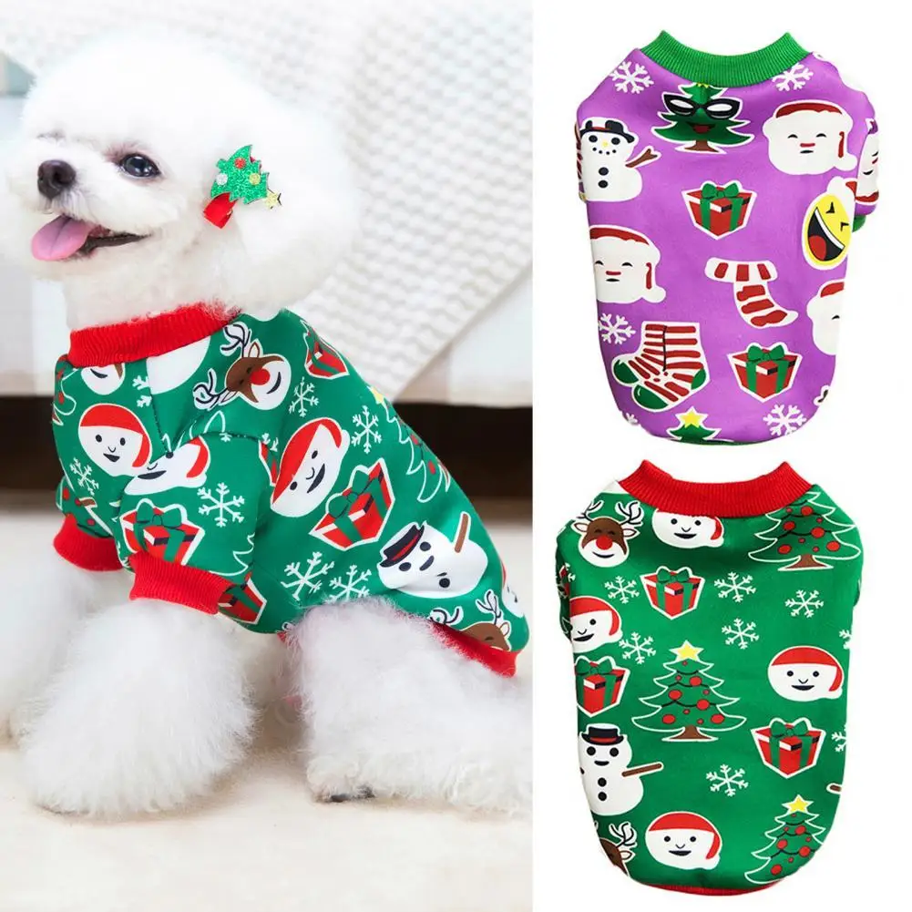 

Adorable Durable Cute Pet Sweater Costume Good Elasticity Pet Apparel Colorful for Outdoor