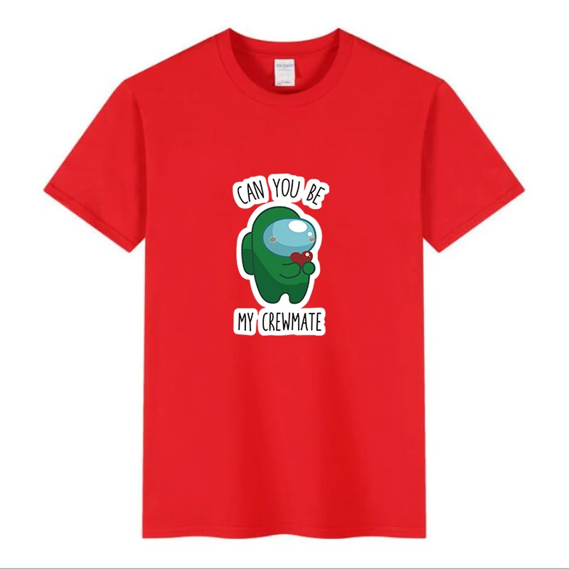 

Game Among Us 3D Tshirt Girls Summer Imposter Boys Short Sleeve Tees Kids T-shirts Cotton Short Sleeved Shirt Round Neck Top
