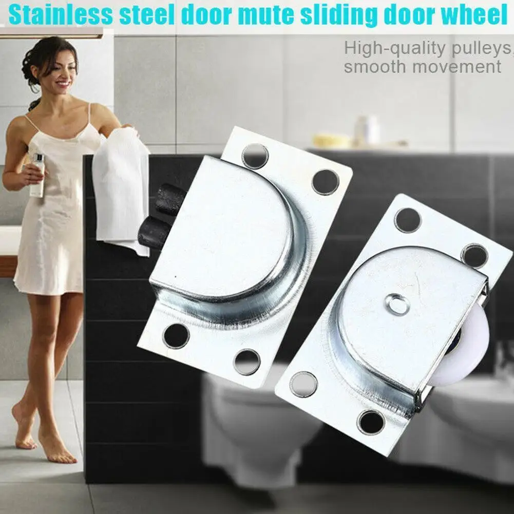 Ролики двери Сталь ролик для раздвижных дверей кабинета шкив гардероба нейлон
