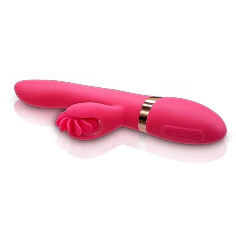 Магнитный фаллоимитатор с вращающимся языком и вибрирующим стержнем | Красота