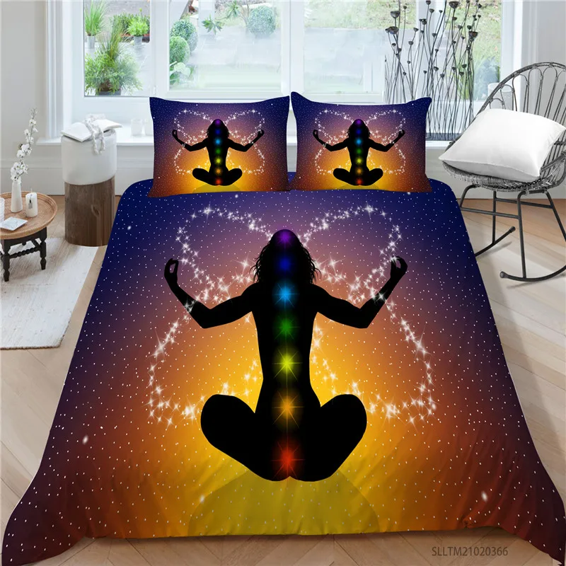 

3D Bedding Set King Size Duvet Cover Sets Colourful Pattern Design Modern Home Bed Sets with Pillowcase