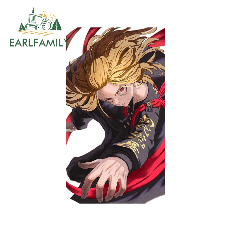 

EARLFAMILY 13cm x 7.3cm Tokyo Revengers Anime Cool Car Sticker Waterproof Post Vinyl Decal Window JDM VAN Car Accessories