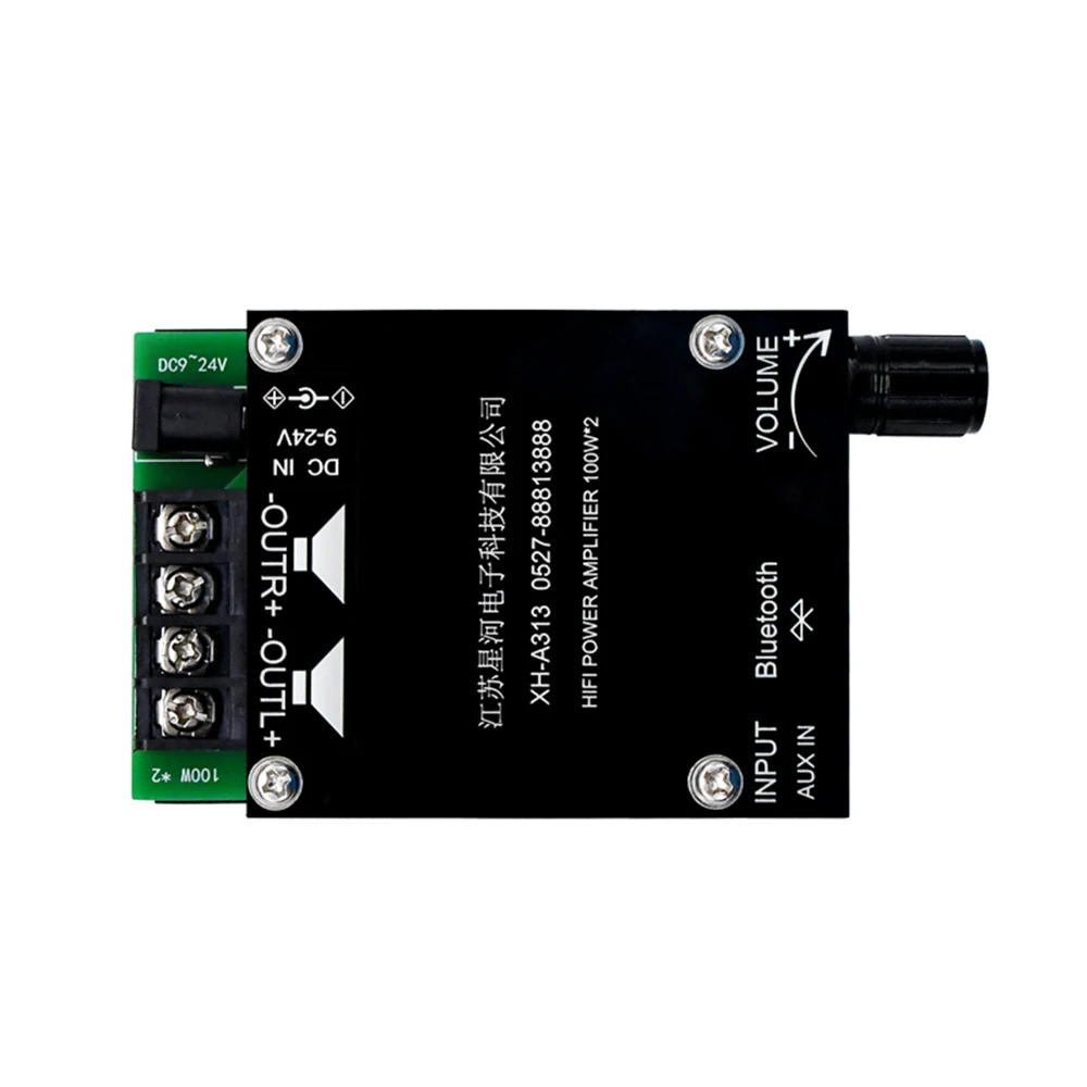 XH A313 HIFI беспроводной Bluetooth 5 0 цифровой усилитель мощности плата TPA3116D2 100WX2 стерео
