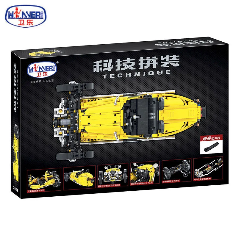 838 шт Technic/электронные блоки моделирование трехколесный симулятор автомобиля
