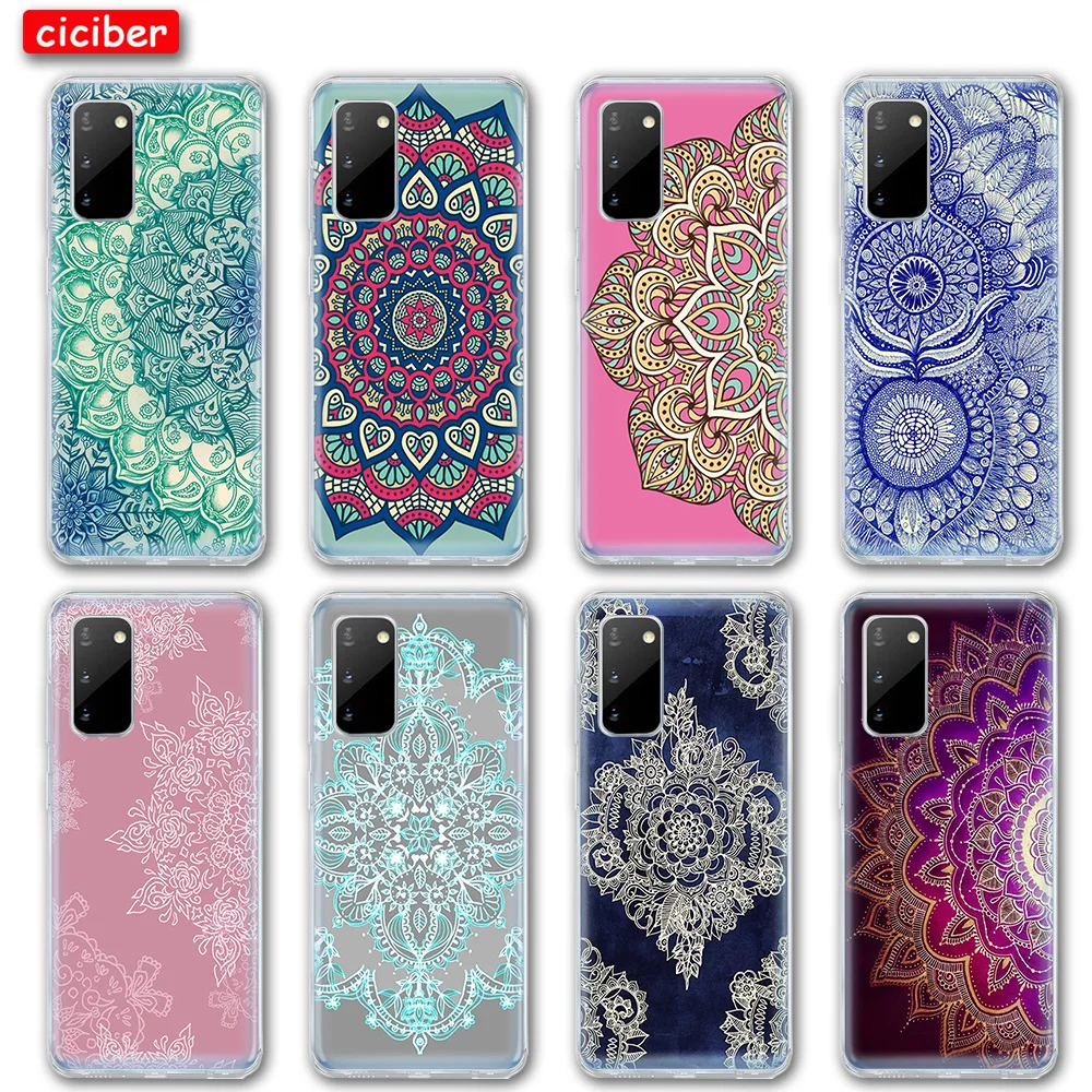 Модная Мандала для Samsung Galaxy S21 A50 S10 A51 A71 A70 A20E A10 A21S S9 S8 S20 Plus Ultra NOTE 20 10 9 8 мягкий чехол
