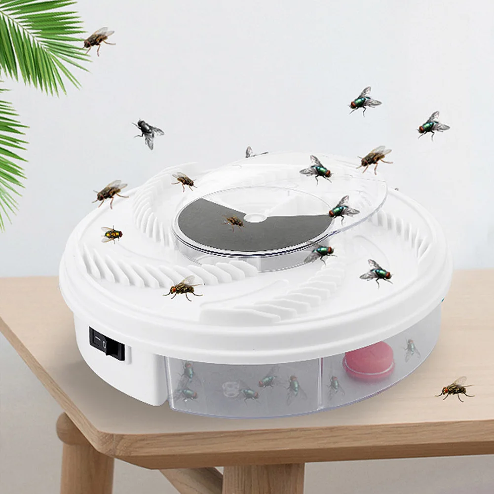 

USB Electric Fly Trap Automatic Effective Flycatcher Control Insect Catching Artifacts Repeller Mosquito Flying Fly Killer Tool