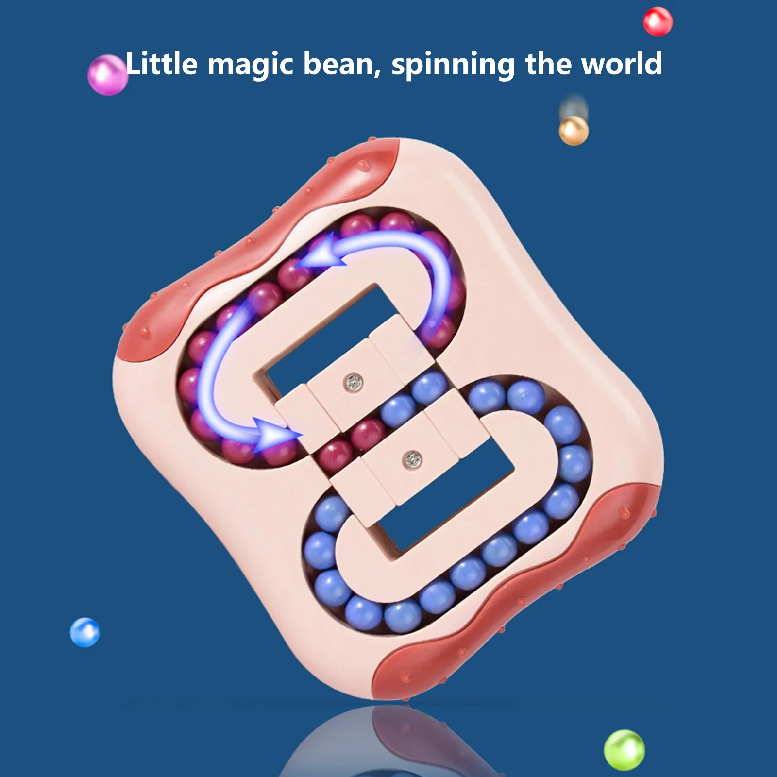 

Magic Bean Fingertip Toy Rotating Magic Bean Intelligence Fingertip Cube Children's Finger Gyro Magic Disk Educational Cube Toy
