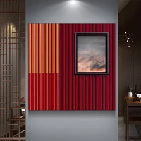modern rectangular abstract painting geometric graphics canvas painting frame red stripe personalized poster frame printin