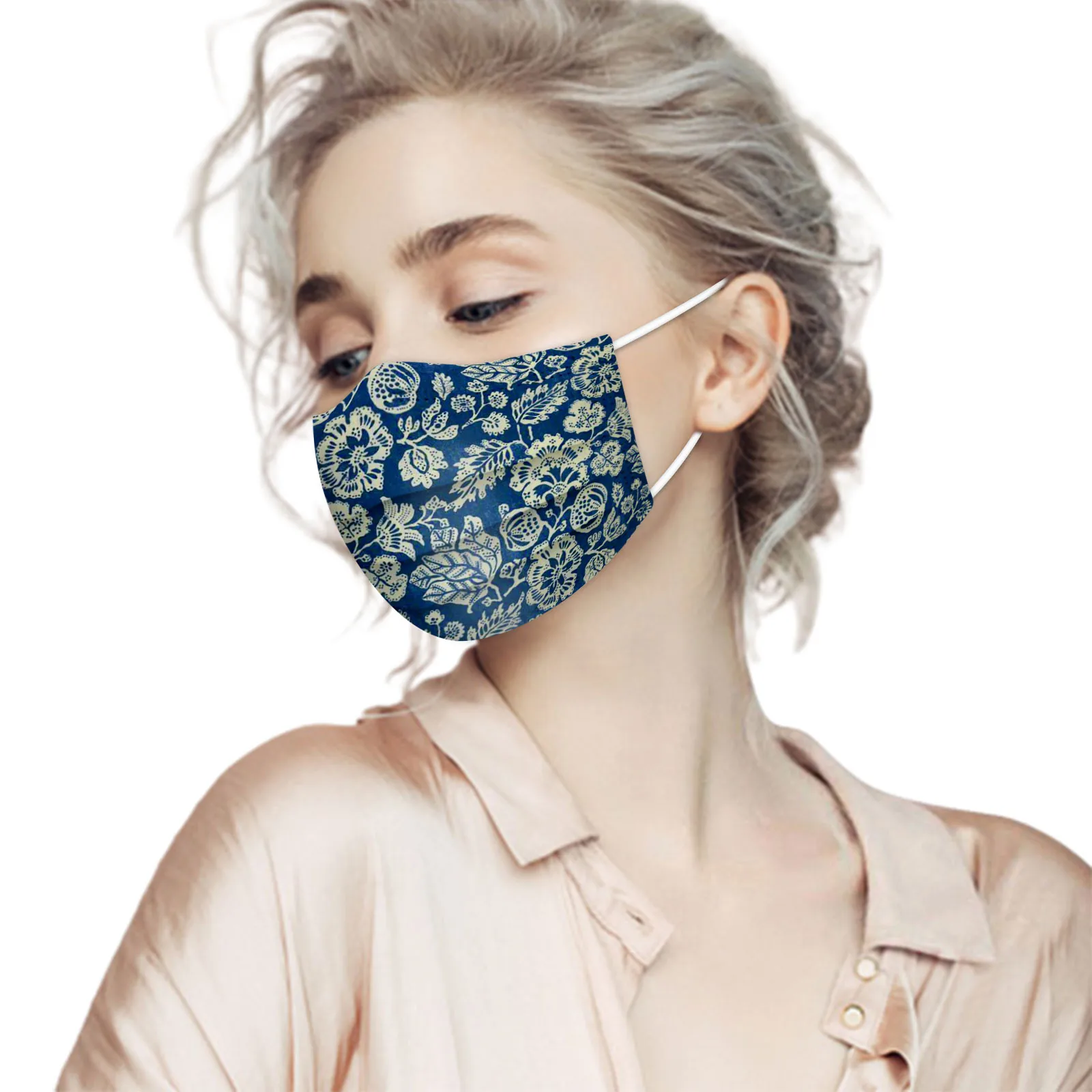 Повязка на голову одноразовая маска унисекс для женщин и мужчин с кружевным